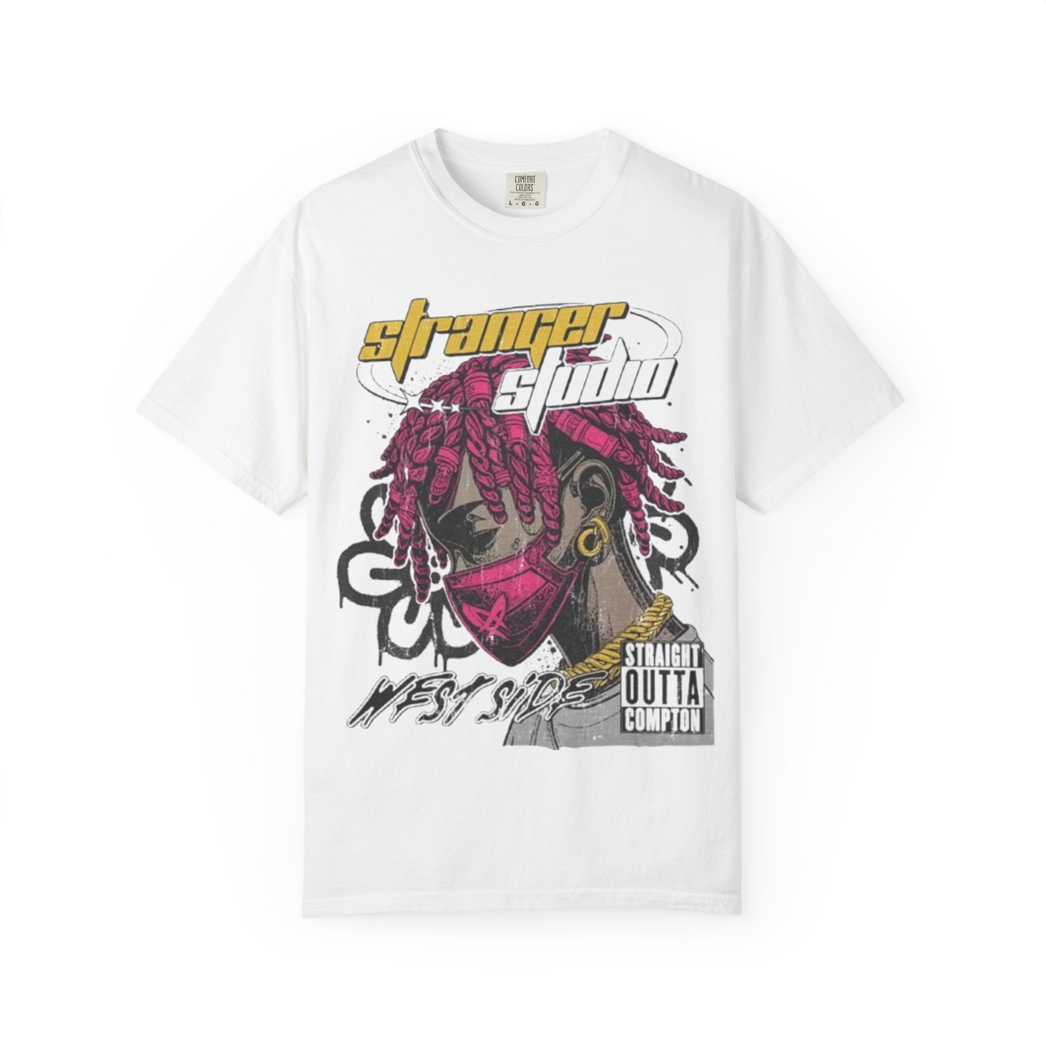 Urban Street Art Graphic Tee, Hip Hop T-shirt, Unisex Fashion Shirt, Trendy Gift for Music Lovers, Casual Wear for Festivals