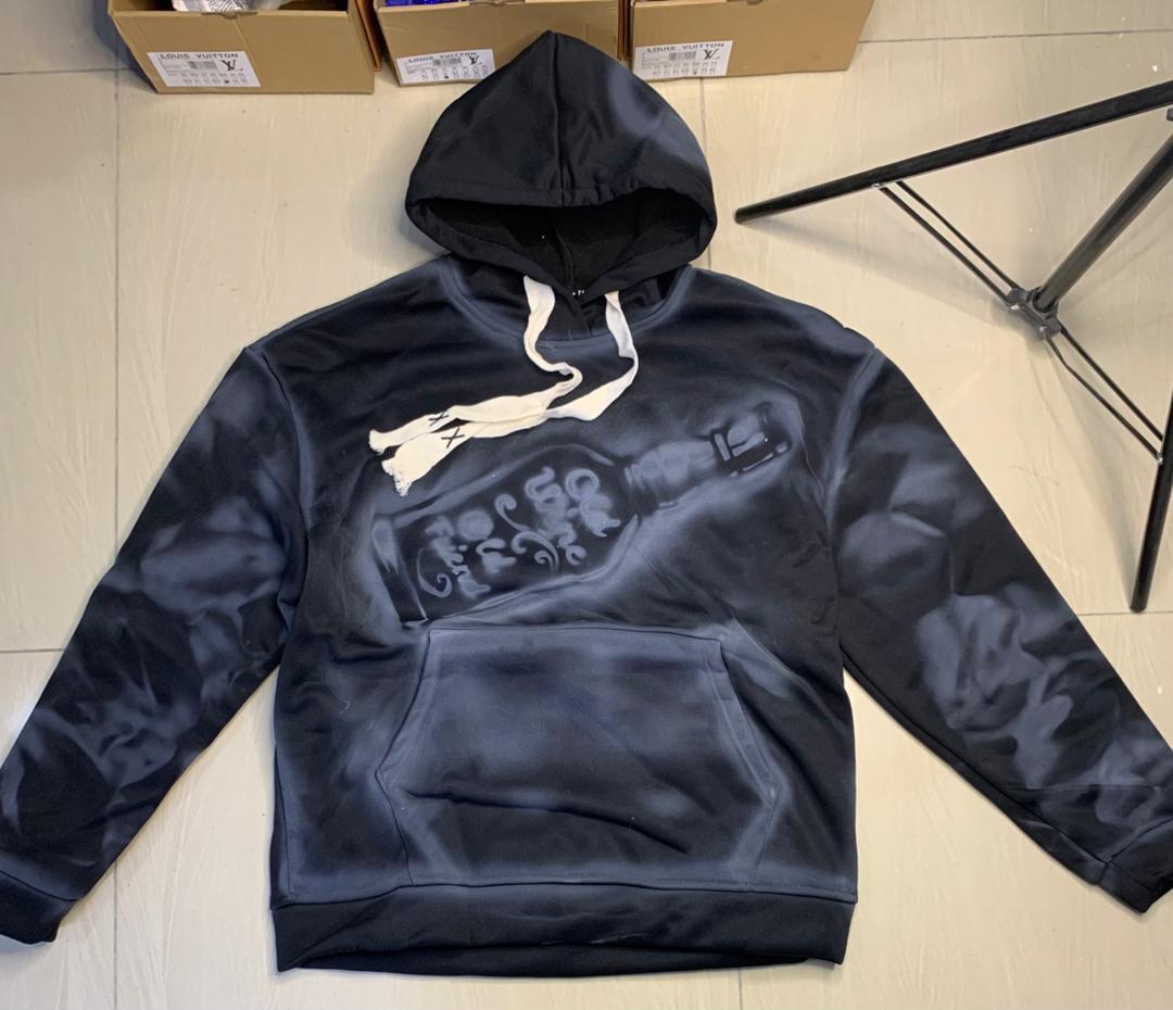 HOODIE Old Wine and Old Friend Noir