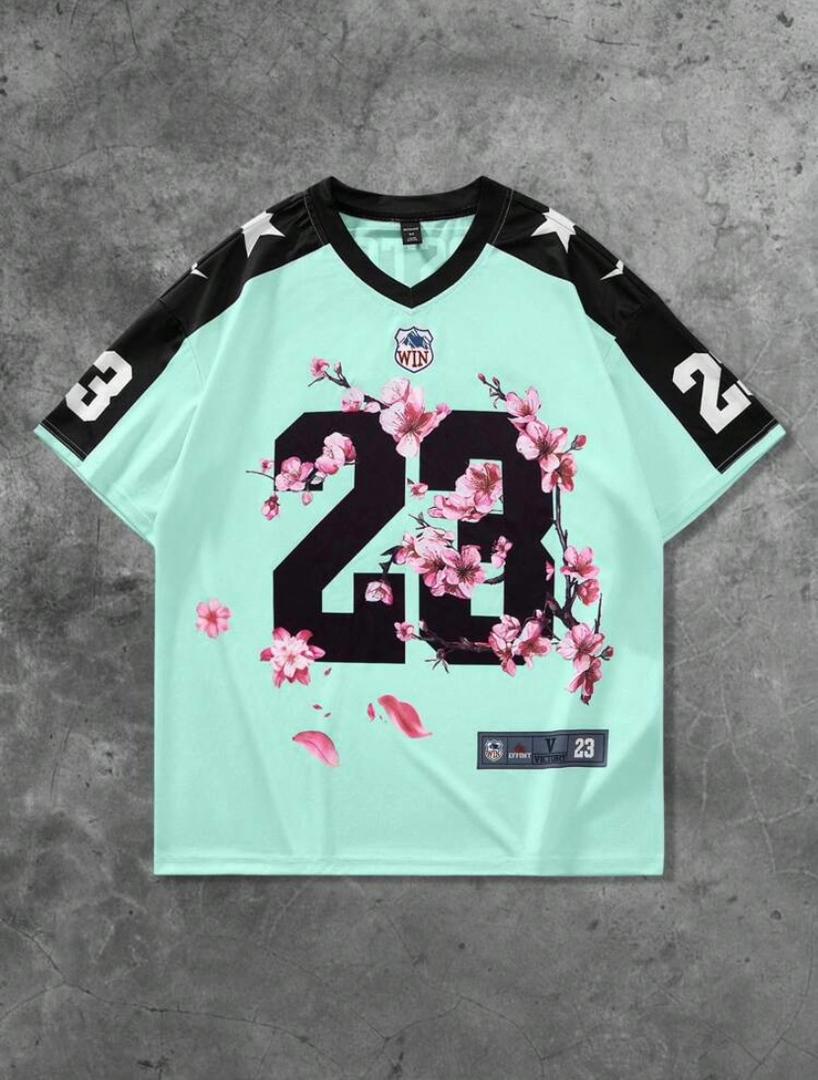 Prep Men's Preppy Slogan Number Graphic Short Sleeve T-Shir