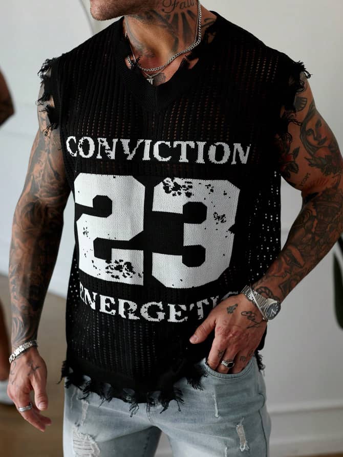 Conviction Energetic 23 Jersey Black Fashion