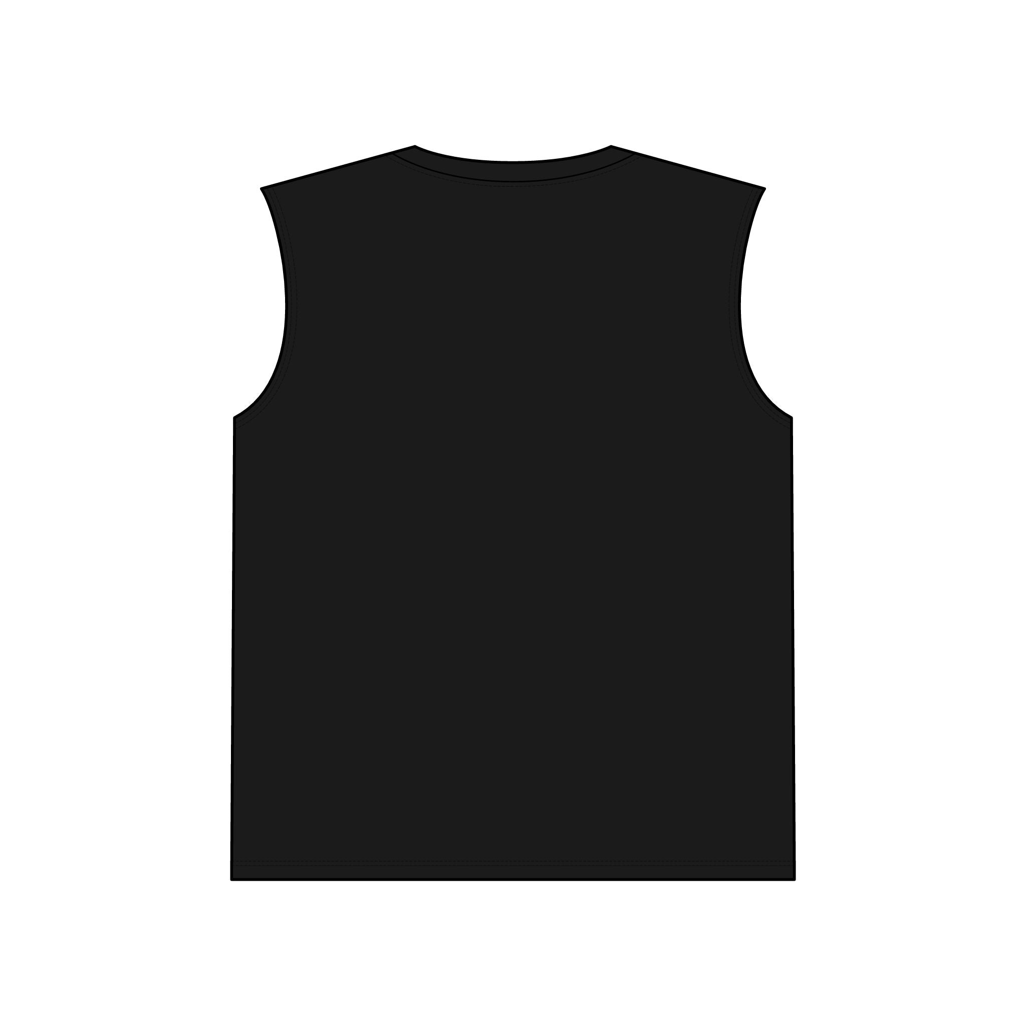 Artistic Unisex Jersey Muscle Tank with Unique Graphic Design, Summer Wear, Gym Top, Casual Outing, Gift for Art Lovers