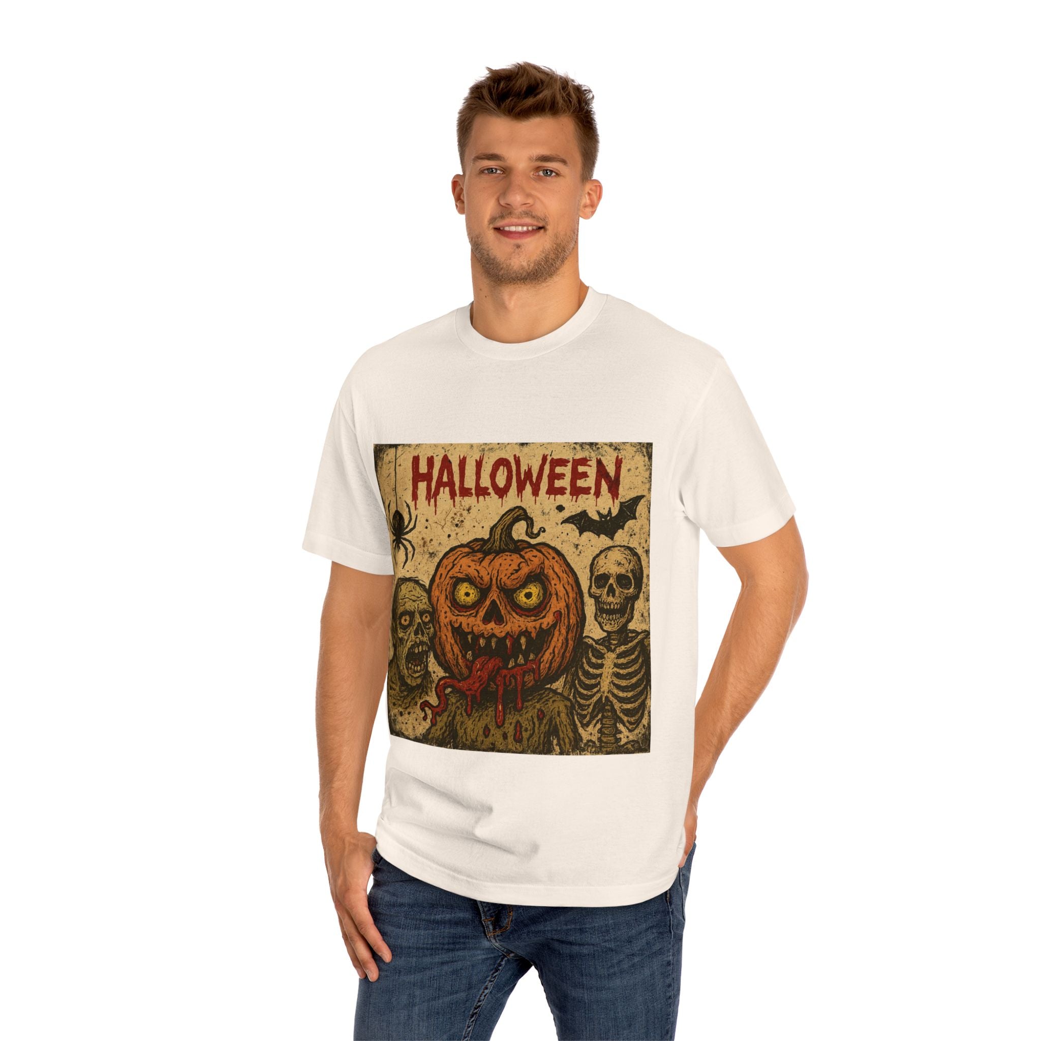 Halloween Graphic Tee, Unisex Halloween Shirt, Spooky Season Apparel, Fall Festival Clothing, Unique Halloween Costume Tee