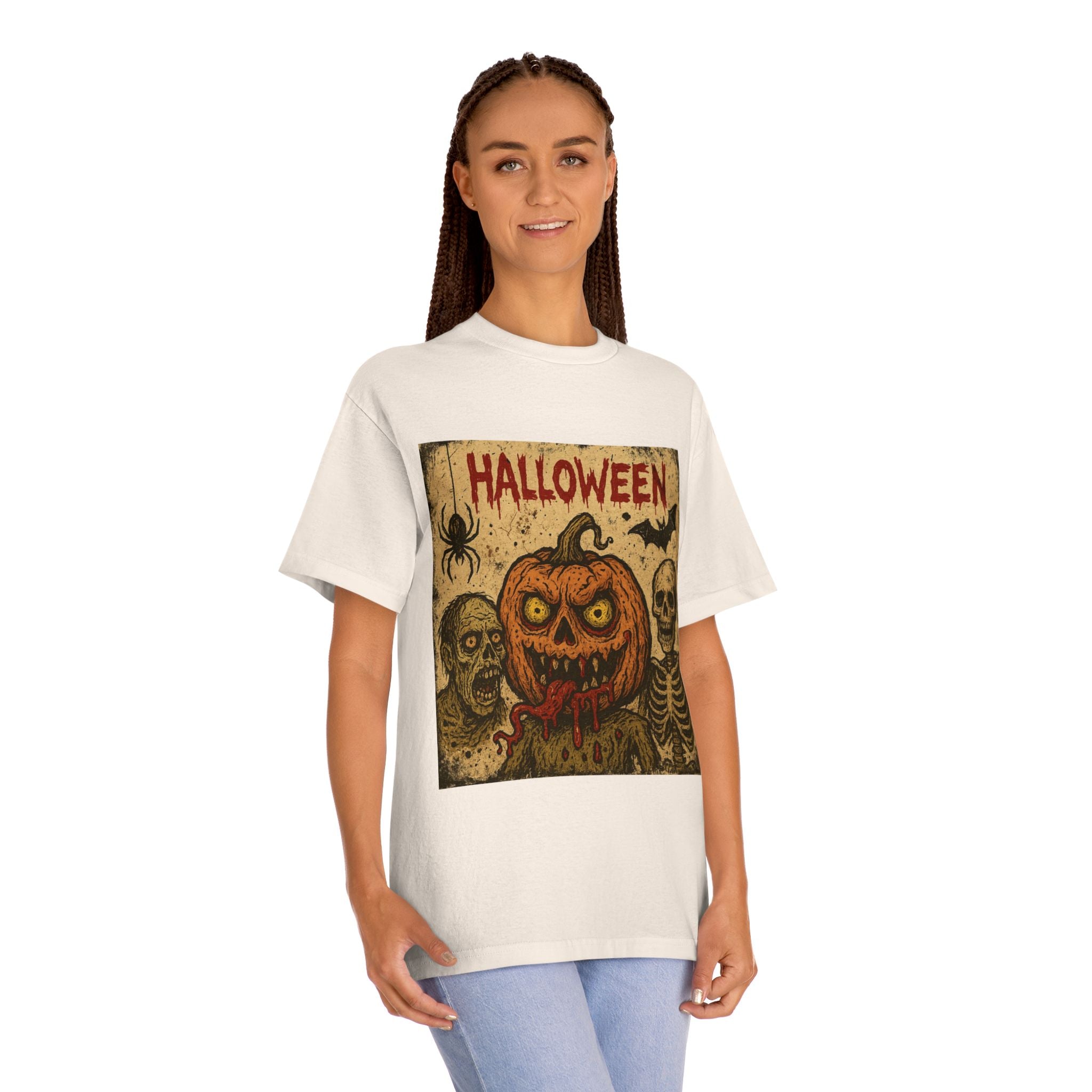 Halloween Graphic Tee, Unisex Halloween Shirt, Spooky Season Apparel, Fall Festival Clothing, Unique Halloween Costume Tee