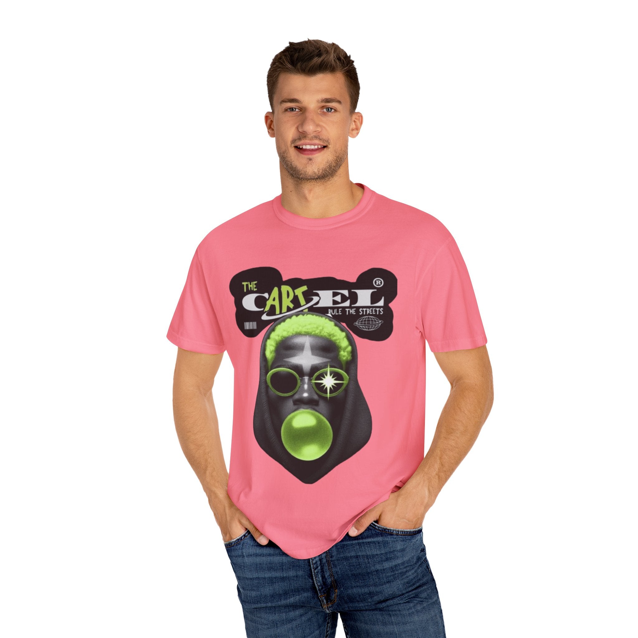 Graphic Streetwear T-Shirt, Cool Casual Wear, Unisex Cotton Tee, Gift for Hip-Hop Lovers, Trendy Street Style