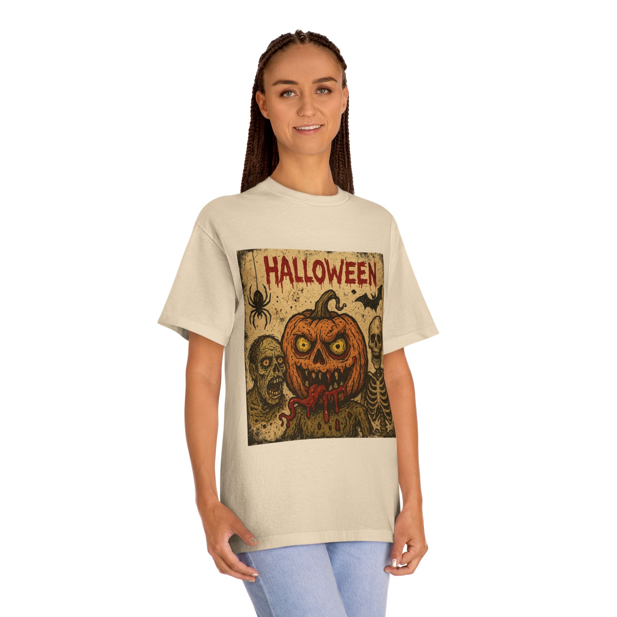 Halloween Graphic Tee, Unisex Halloween Shirt, Spooky Season Apparel, Fall Festival Clothing, Unique Halloween Costume Tee