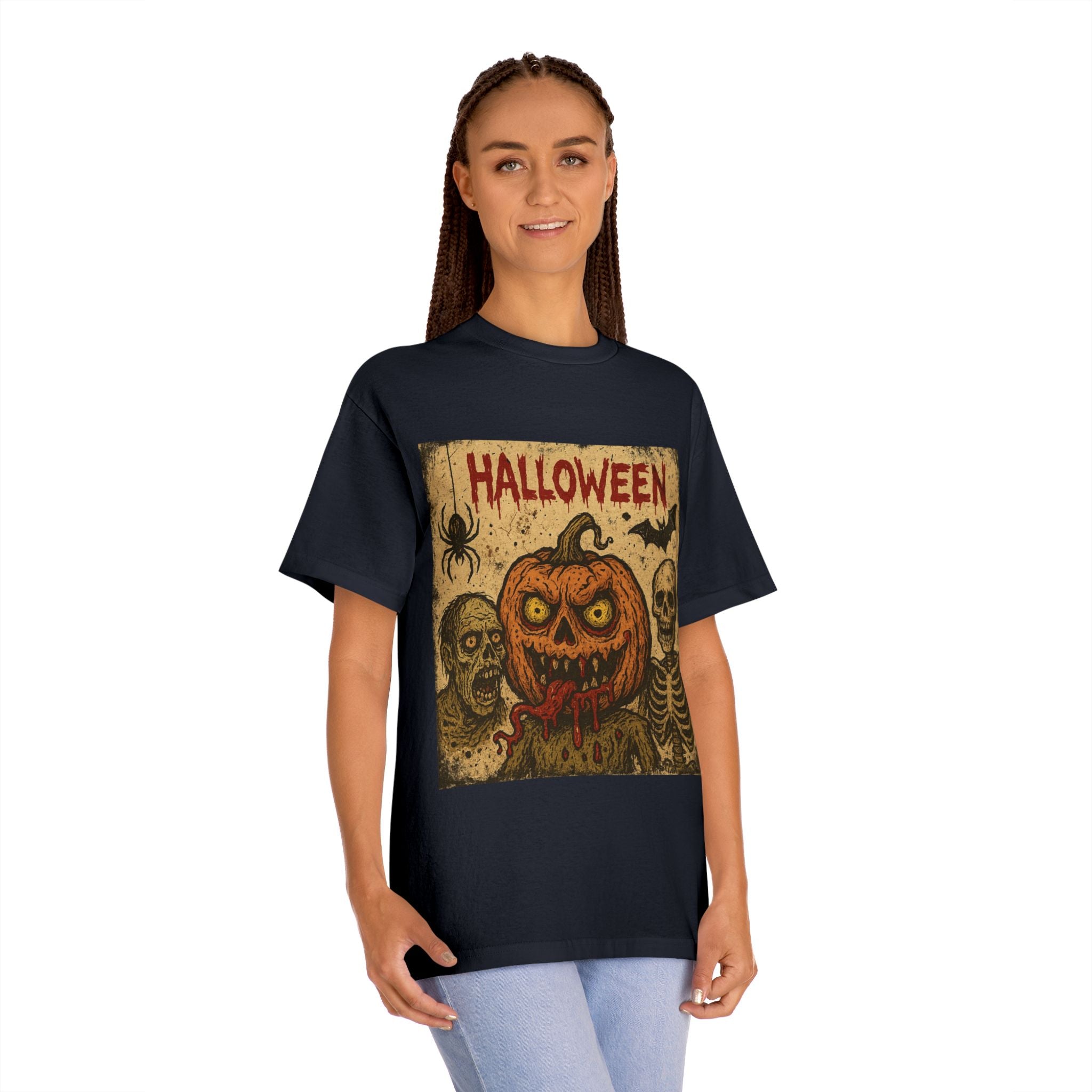 Halloween Graphic Tee, Unisex Halloween Shirt, Spooky Season Apparel, Fall Festival Clothing, Unique Halloween Costume Tee