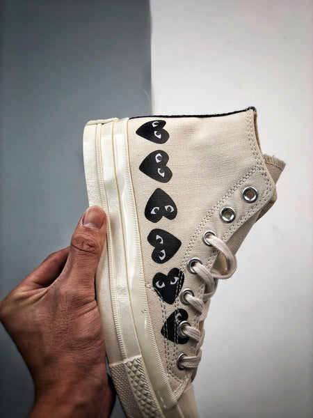 COMME DES GARÇONS PLAY CREAM ‘CHUCK 70 HIGH Boots