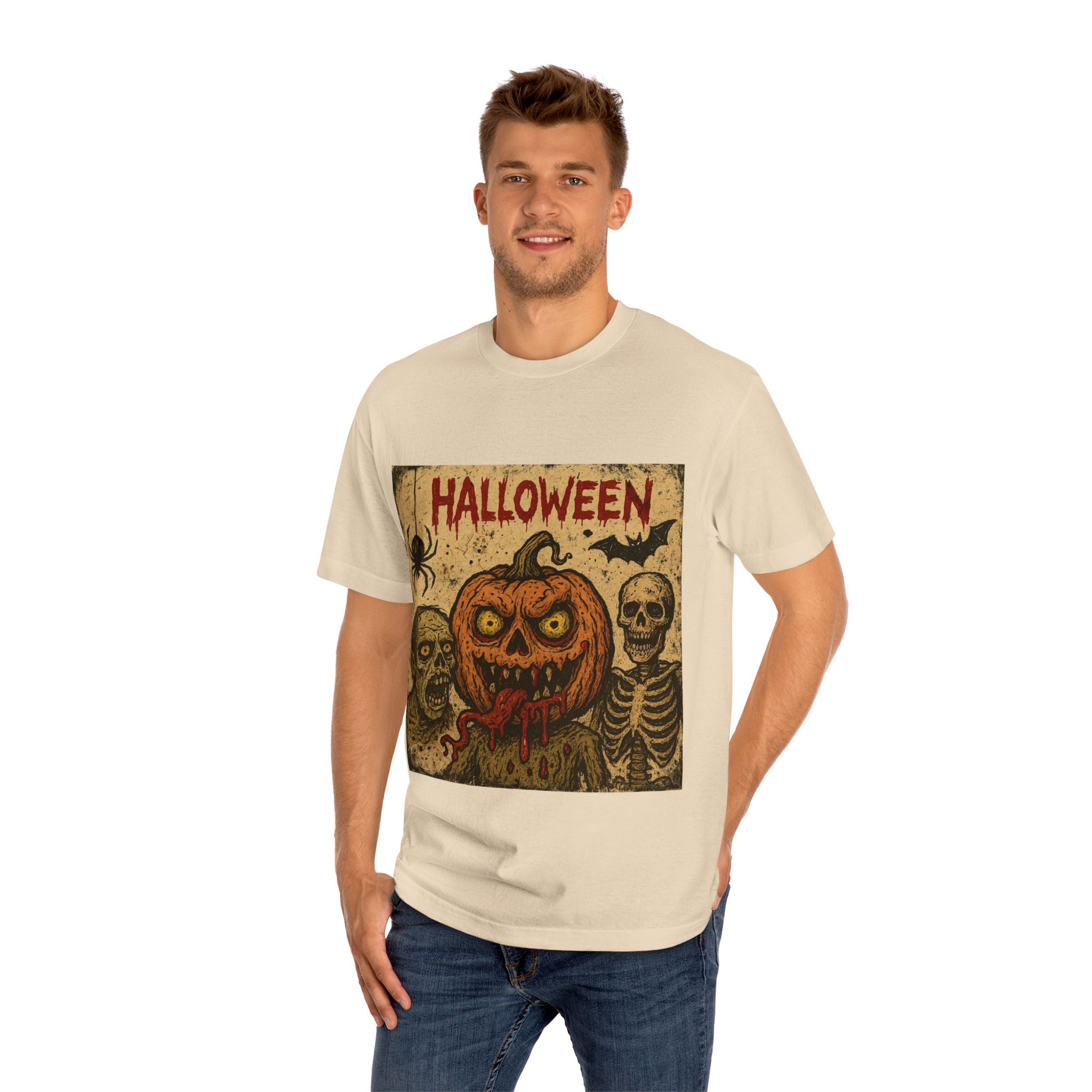 Halloween Graphic Tee, Unisex Halloween Shirt, Spooky Season Apparel, Fall Festival Clothing, Unique Halloween Costume Tee