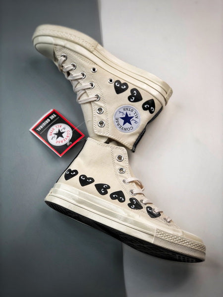 COMME DES GARÇONS PLAY CREAM ‘CHUCK 70 HIGH Boots