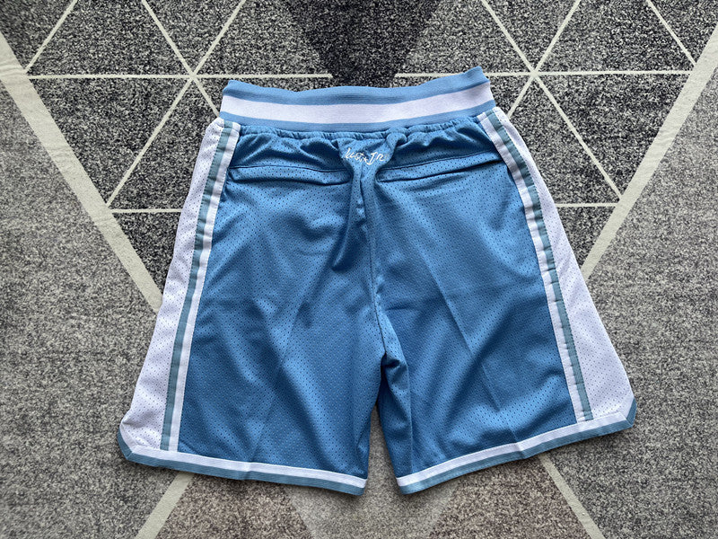 Just Don Men's Blue and White Shorts LK