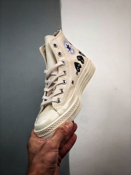 COMME DES GARÇONS PLAY CREAM ‘CHUCK 70 HIGH Boots