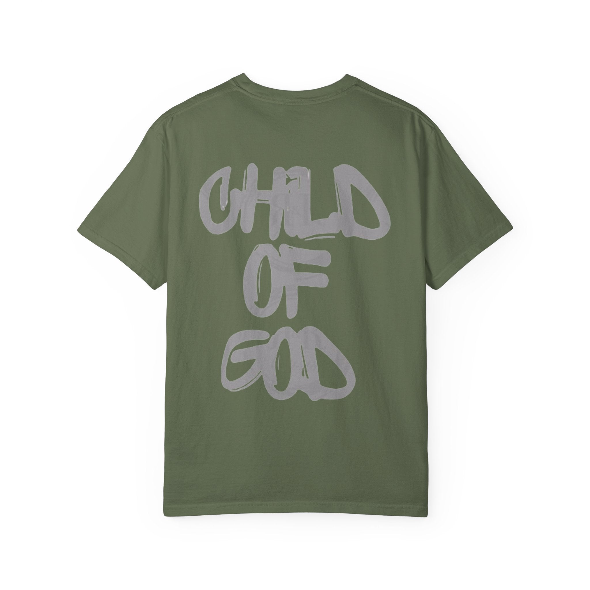 Child of God Garment-Dyed T-shirt, Unisex Spiritual Apparel, Faith-Based Fashion, Casual Everyday Wear, Great for Church Events