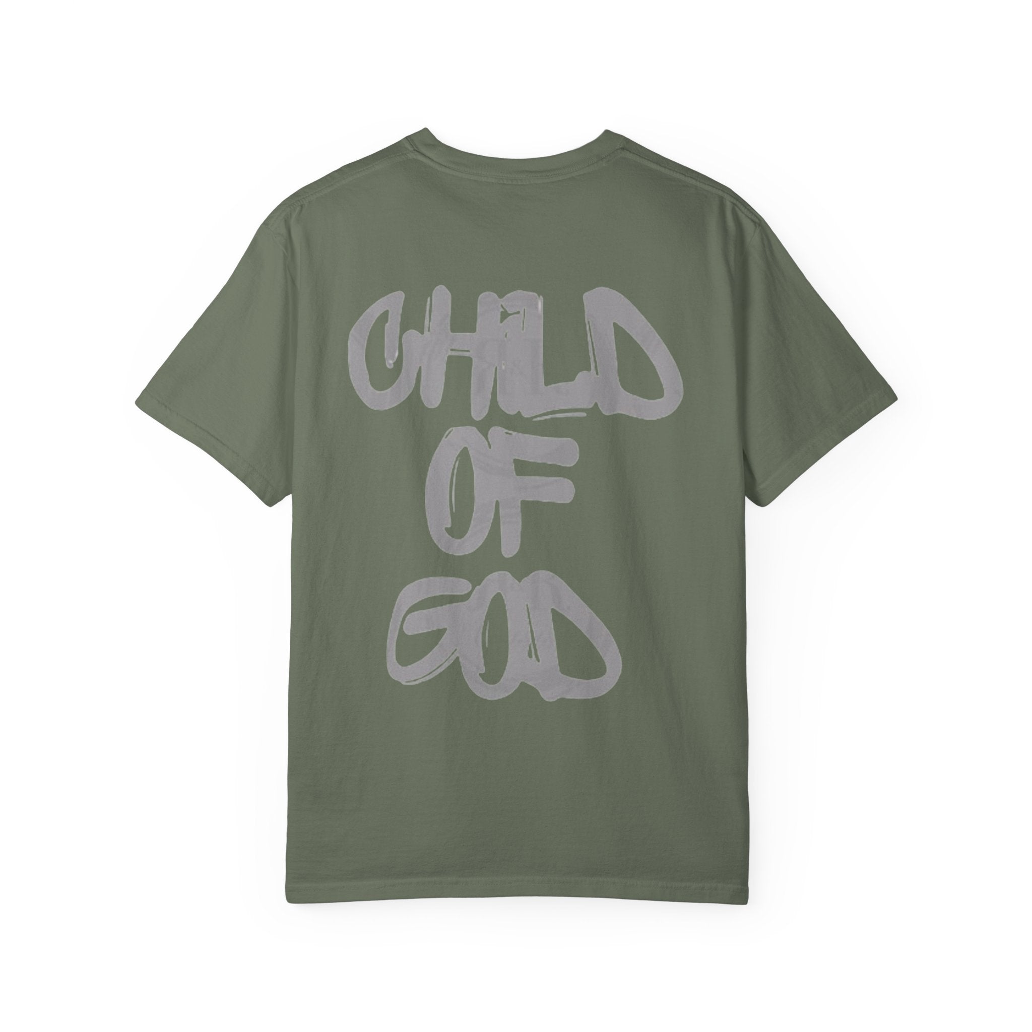 Child of God Garment-Dyed T-shirt, Unisex Spiritual Apparel, Faith-Based Fashion, Casual Everyday Wear, Great for Church Events