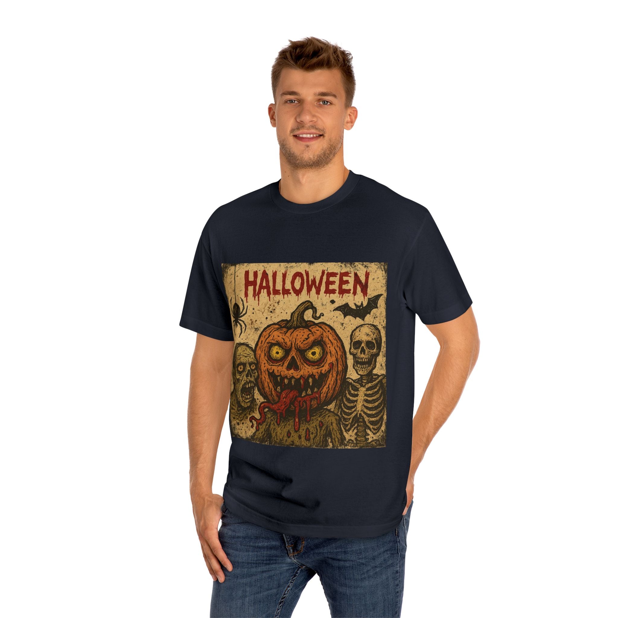 Halloween Graphic Tee, Unisex Halloween Shirt, Spooky Season Apparel, Fall Festival Clothing, Unique Halloween Costume Tee