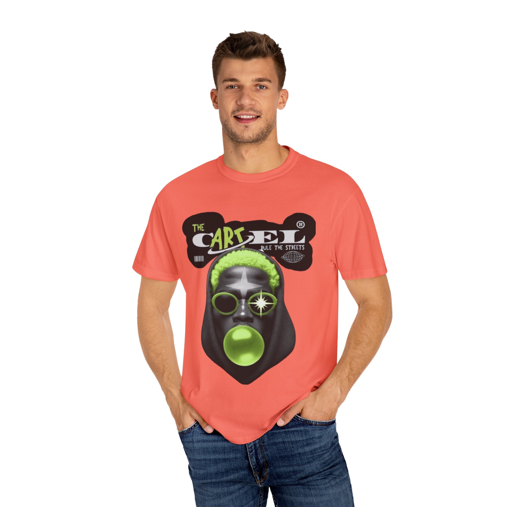 Graphic Streetwear T-Shirt, Cool Casual Wear, Unisex Cotton Tee, Gift for Hip-Hop Lovers, Trendy Street Style