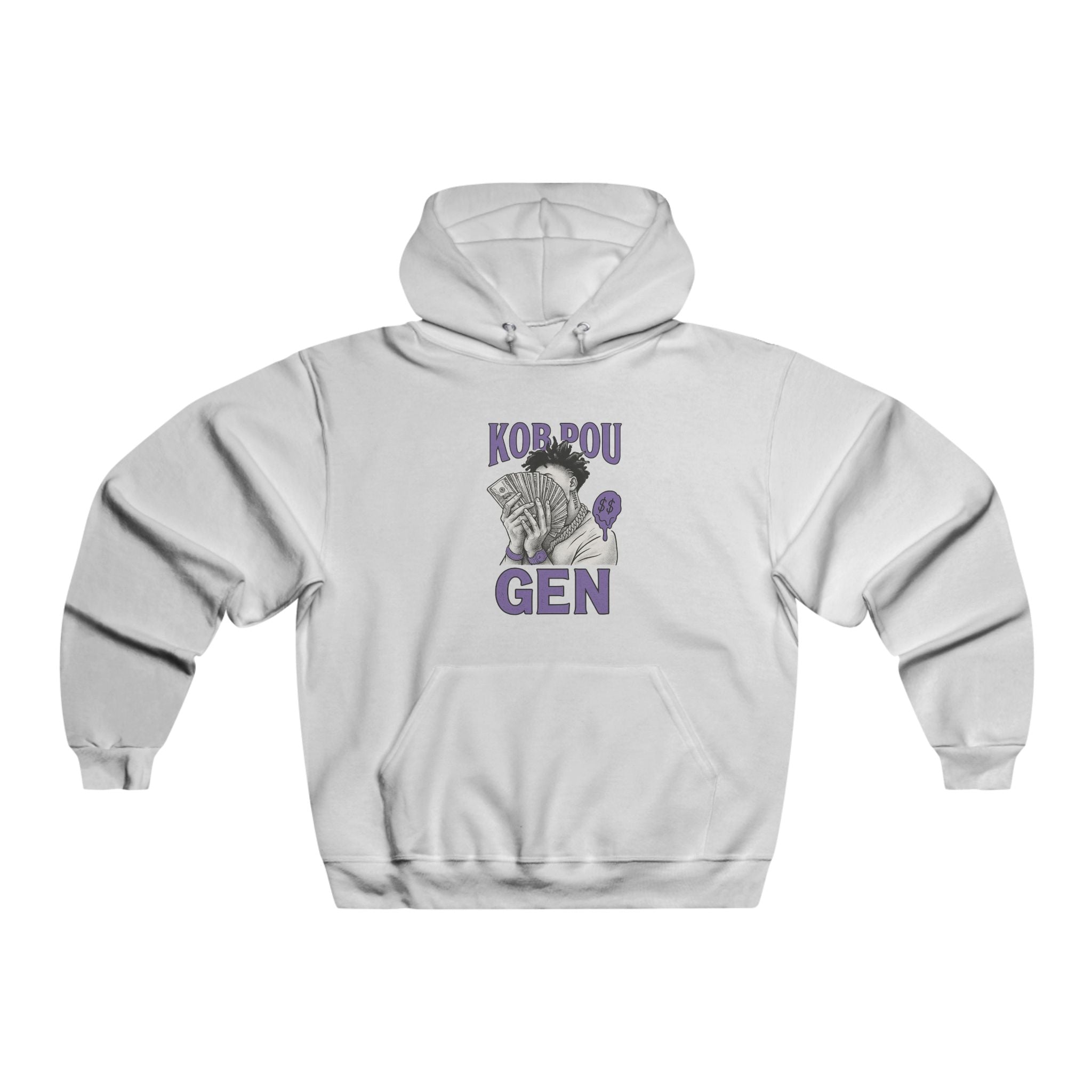 Men's NUBLEND® Hooded Sweatshirt with KOB POU GEN Design