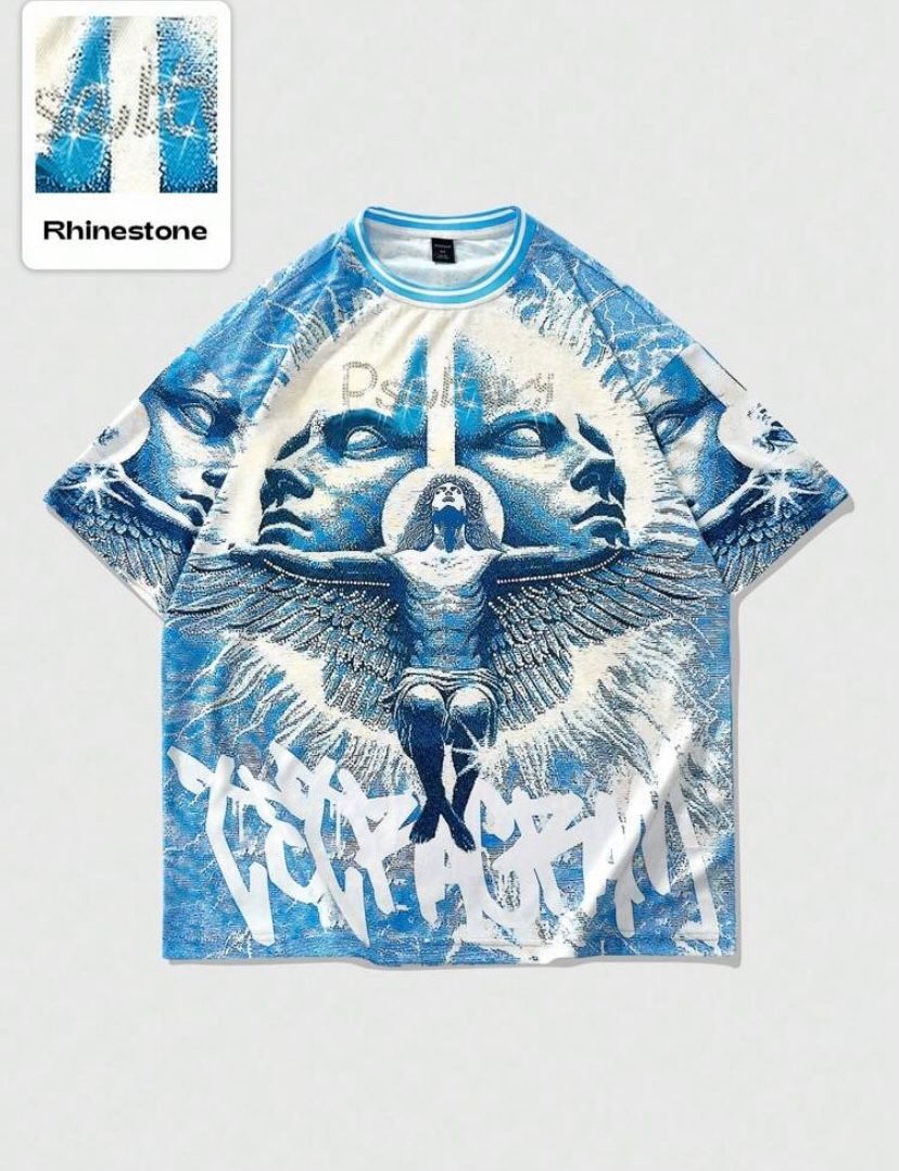 Majestik T-Shirt - Fearless - Sky Blue - TE2514