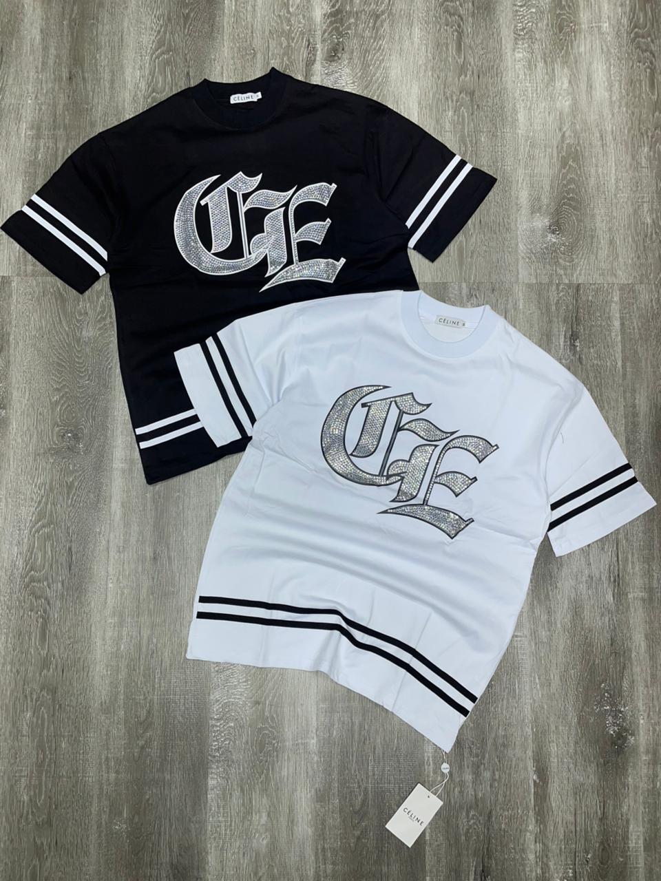 T-shirt Black - White CE