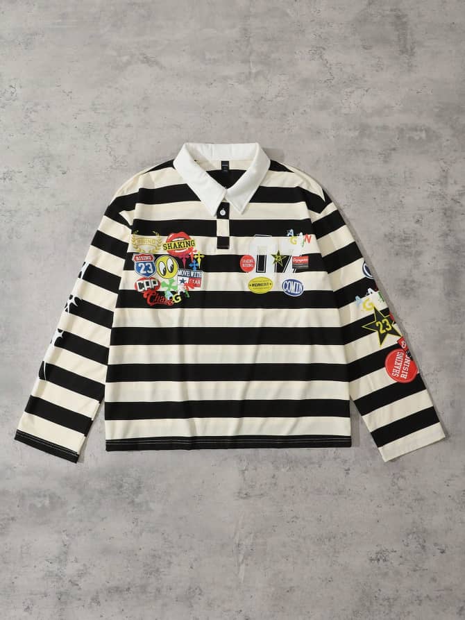 Men Clothing White and Black