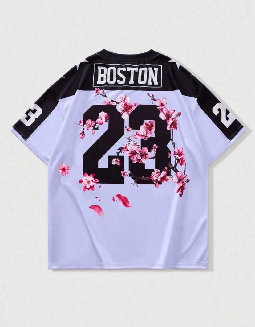 Prep Men's Preppy Slogan Number Graphic Short Sleeve T-Shir