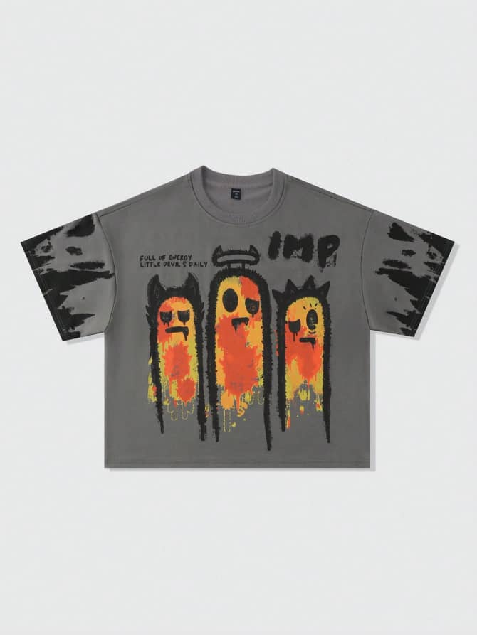 crew-neck t-shirt Grey