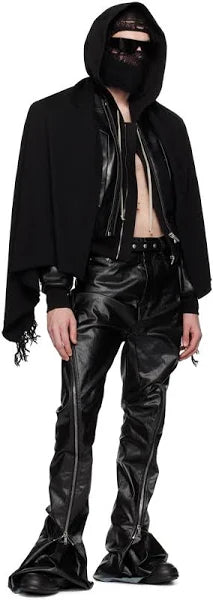 Rick Owens Black Jumbo Laced Sneakers